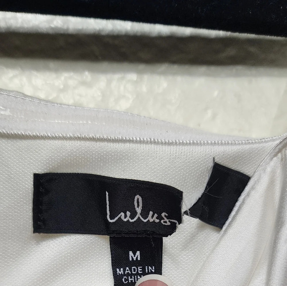 Lulus Majorly Sophisticated Black and White Strapless Maxi Dress M Wedding Party - Picture 10 of 10